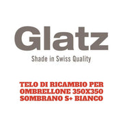 TELO DI RICAMBIO PER OMBRELLONE 350X350 SOMBRANO S+ BIANCO