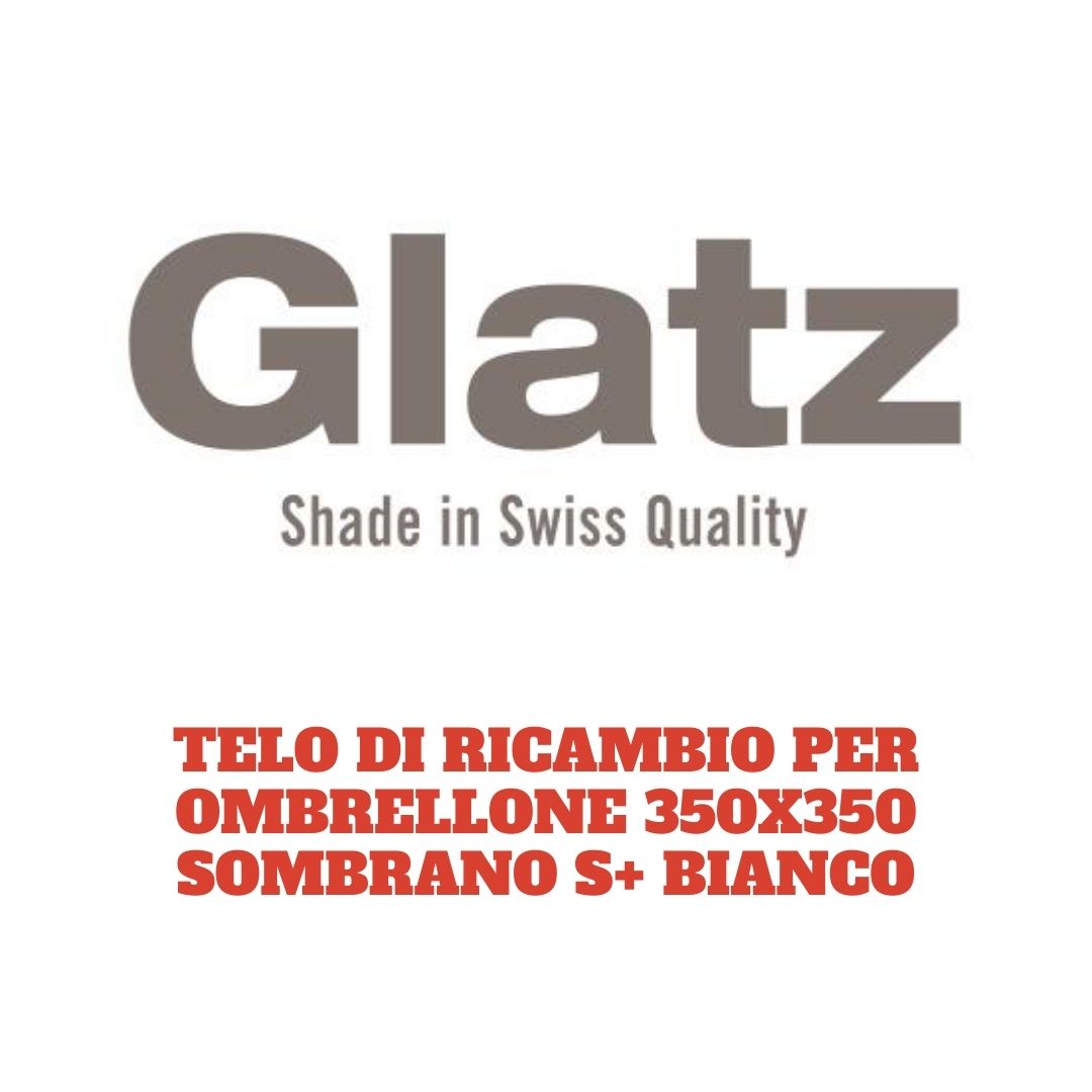 TELO DI RICAMBIO PER OMBRELLONE 350X350 SOMBRANO S+ BIANCO