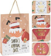BORSA REGALO NATALE 25X34CM MODELLO ASSORTITO