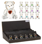 OFFERTA 3 ORSETTI IN VETRO 4CM ASSORTITI