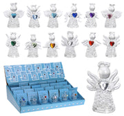 OFFERTA 3 ANGIOLETTI CON CUORE 5CM ASSORTITI NATALE ADDOBBI