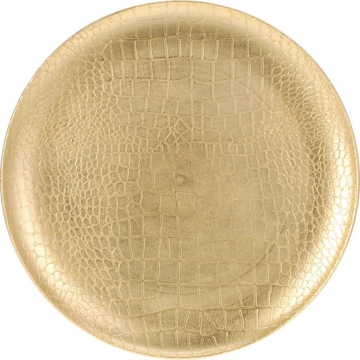 OFFERTA 6 PZ SOTTOPIATTO 33CM CRACKLE ORO