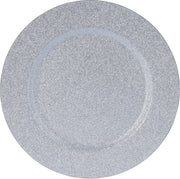SOTTOPIATTO CIRCOLARE GLITTER ARGENTO 33CM