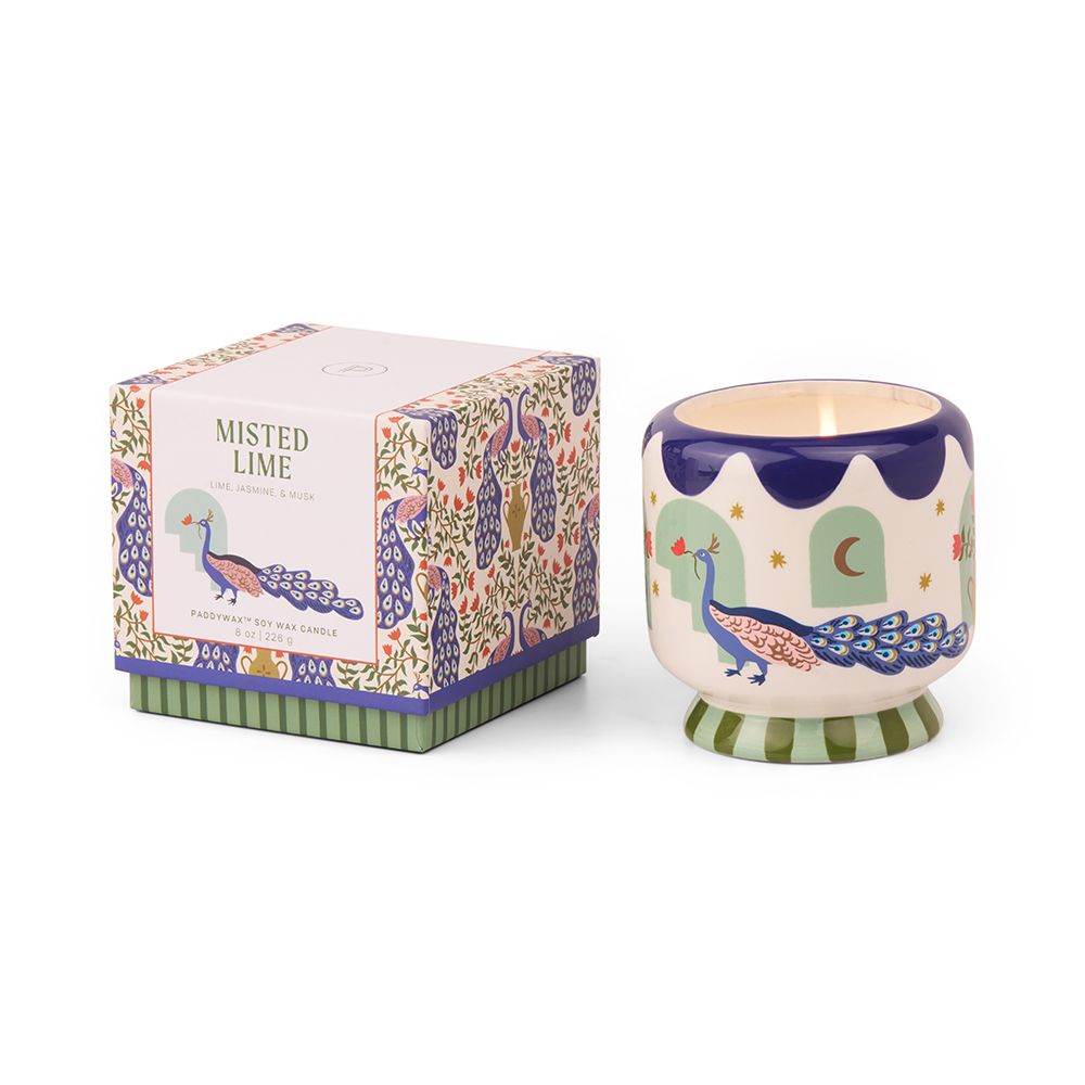 CANDELA A DOPO MISTED LIME IN CERAMICA 226 G