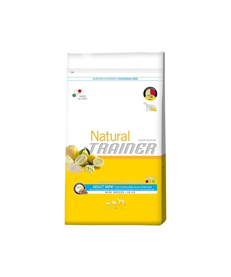 SACCO CROCCHETTE CANE ADULTO MINI NATURAL 800 GR TONNO&amp;ALGA SPIRULINA