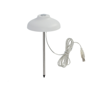 LAMPADA PER CRESCITA PIANTE BIANCA IN ACCIAIO