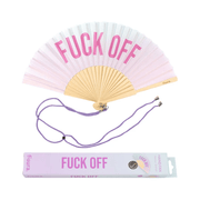 VENTAGLIO "FUCK OFF" SFUMATO ROSA