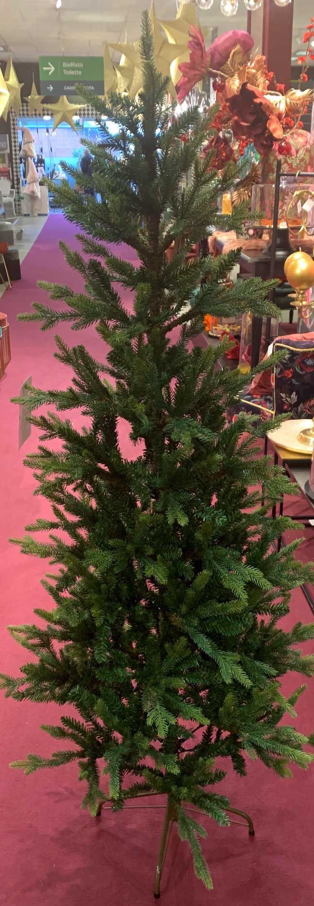 ALBERO DI NATALE QUEENSLAND 240CM SLIM VERDE