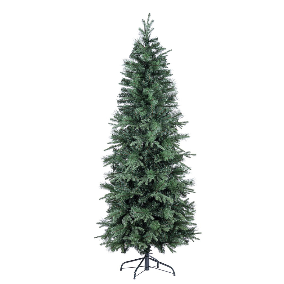 ALBERO DI NATALE SLIM DRESDA VERDE H210CM