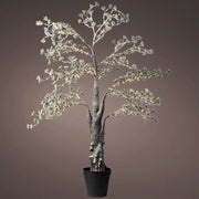 ALBERO A MICROLED A FUNZIONAMENTO CONTINUO DA ESTERNO H210XP140CM VERDE LUCE BIANCO CALDO