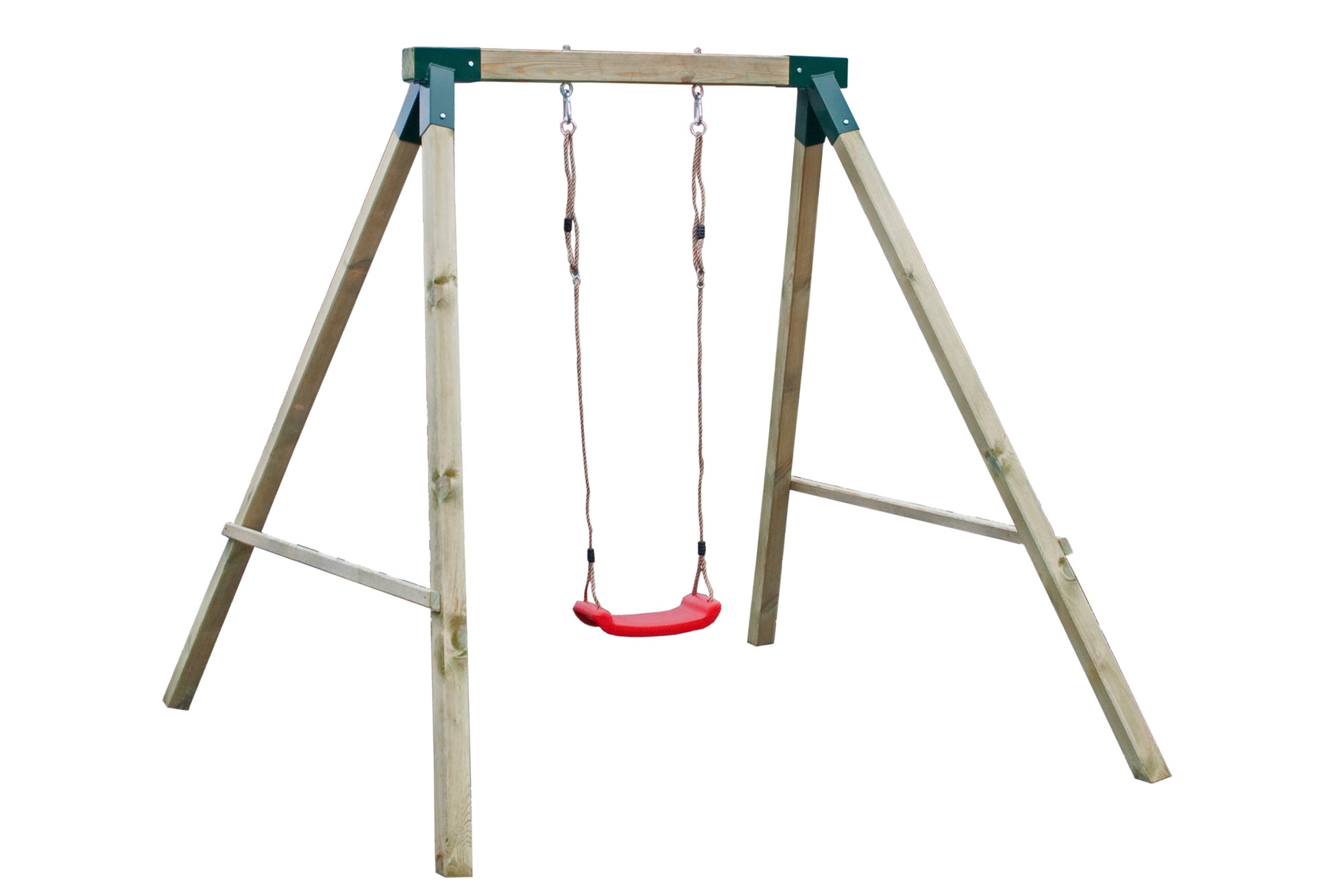 ALTALENA PER BAMBINI SINGOLA IN LEGNO 195X160X230 CM
