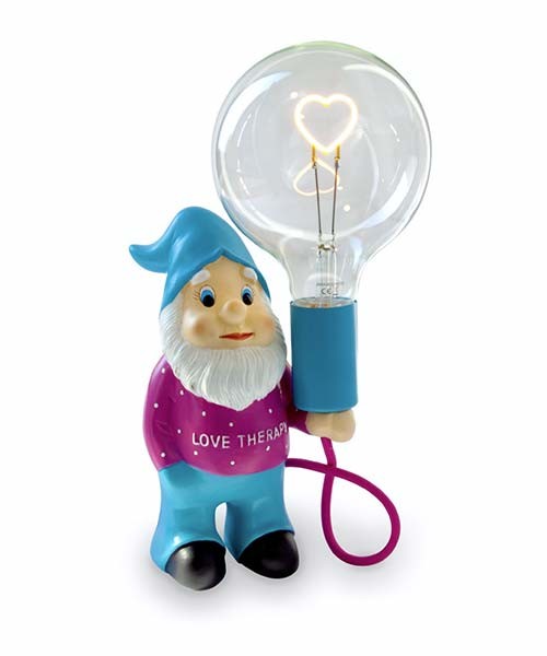 LAMPADA DA TAVOLO NANO HUGO FUCSIA/BLU