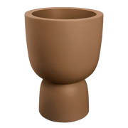 Vaso Amber Coupe Round D41 x H58 cm Caramello ELHO
