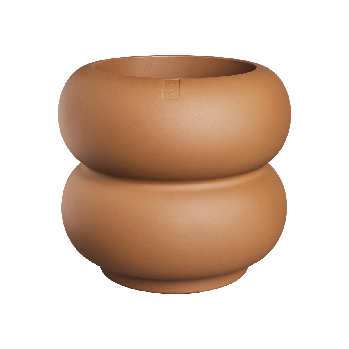 Vaso Amber Roll Low D 43 x H 40 cm Caramello ELHO