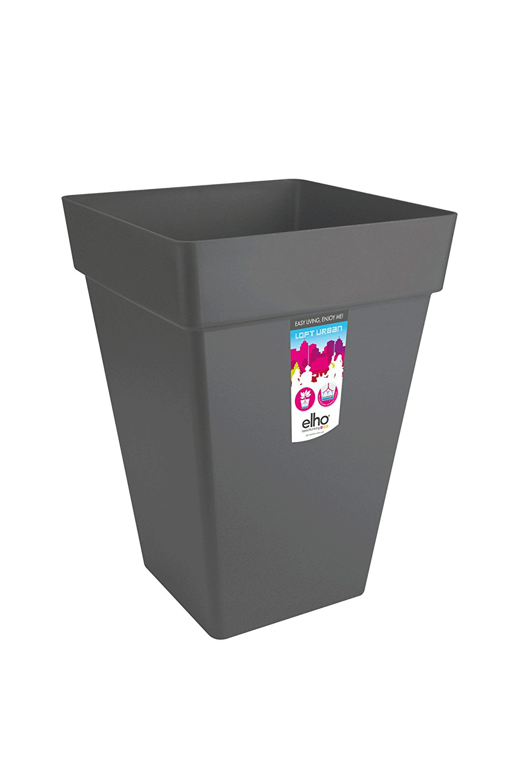 LOFT URBAN SQUARE VASE HOCH 37CM ​​FARBE NACH WAHL