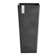 VASO QUADRATO ALTO ROTTERDAM NERO 32X32XH70CM
