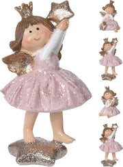 ANGELO RESINA ROSA 12CM ASSORTITO