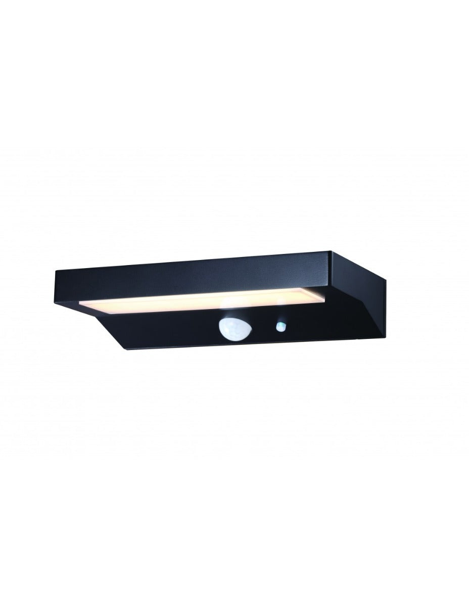 APPLIQUE LED A CARICA SOLARE 600 LUMEN, CON RILEVATORE DI MOVIMENTO