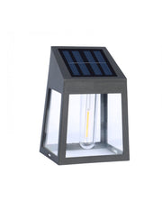 BAYO: APPLIQUE LED A CARICA SOLARE, EFFETTO FILAMENTO