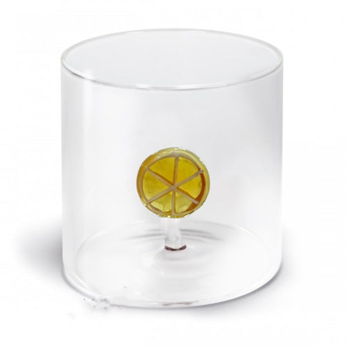 BICCHIERE IN VETRO BOROSILICATO ARANCIA 250ML LINEA MONTEREY