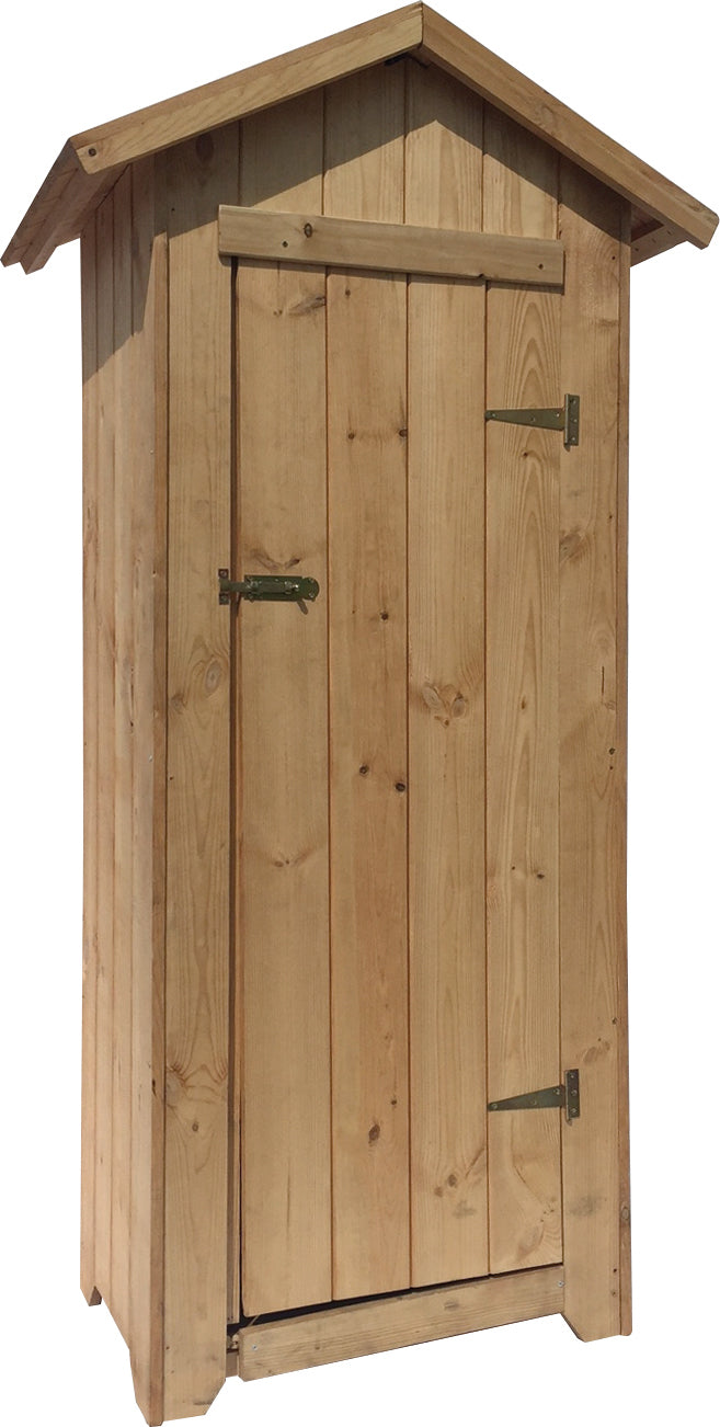 ARMADIO DA GIARDINO IN LEGNO 63X48X180 CM