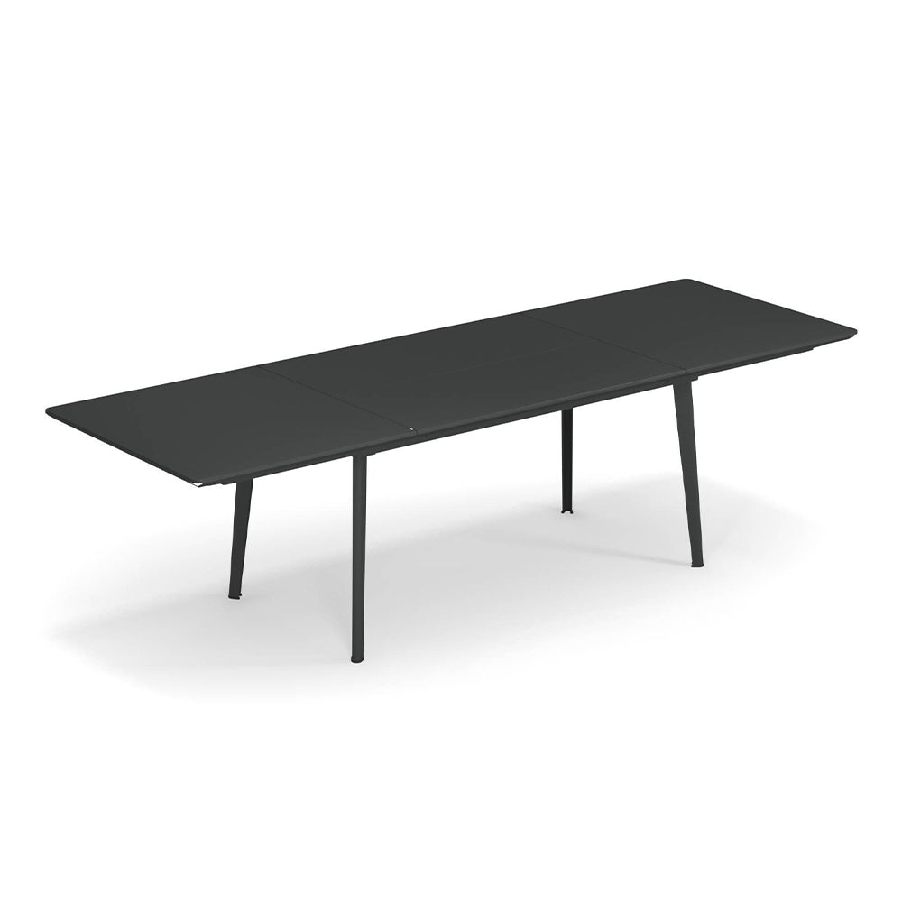 OFFERTA TAVOLO PLUS4 ALLUNGABILE 160+110X90CM  + 4 POLTRONE DARWIN FERRO ANTICO