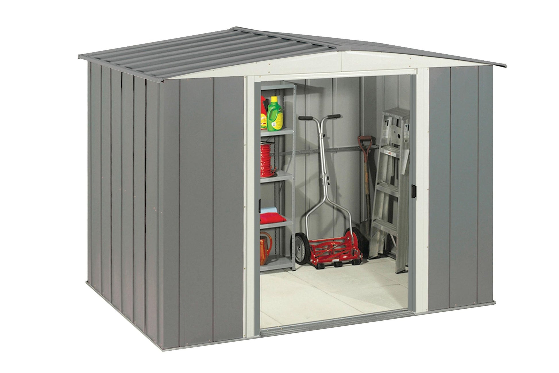BOX DA GIARDINO SELMONT MEDIUM IN METALLO 253X181X177 CM