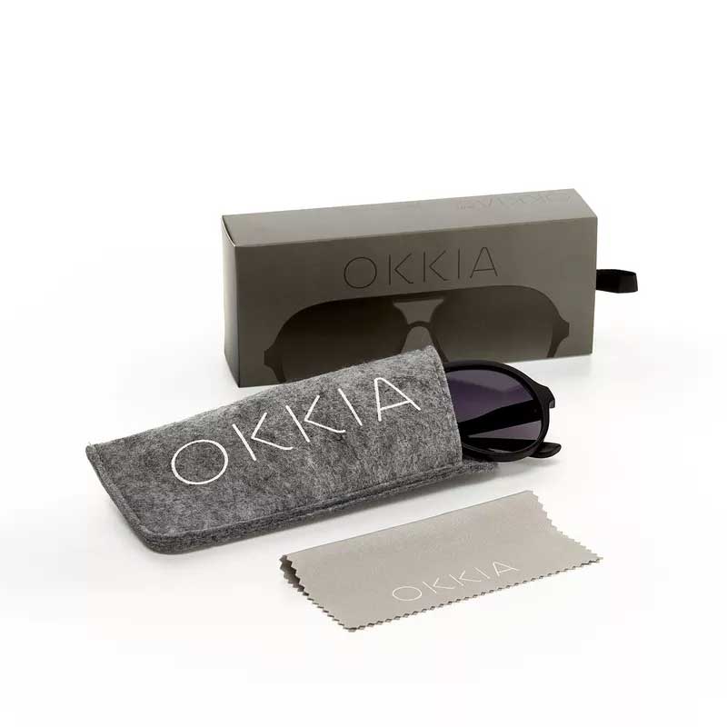 OCCHIALI DA SOLE ALESSIO BLACK OKKIA