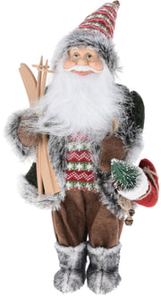 BABBO NATALE CON SCI H.57CM