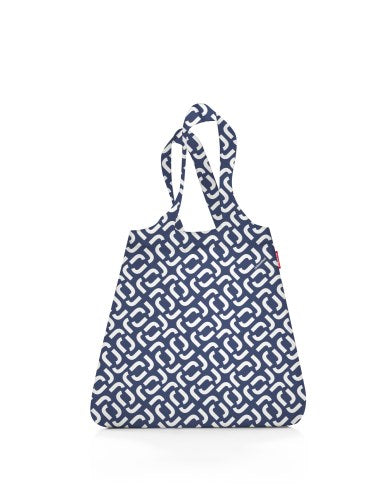 BORSA PER LA SPESA MINI MAXI SHOPPER SIGNATURE NAVY