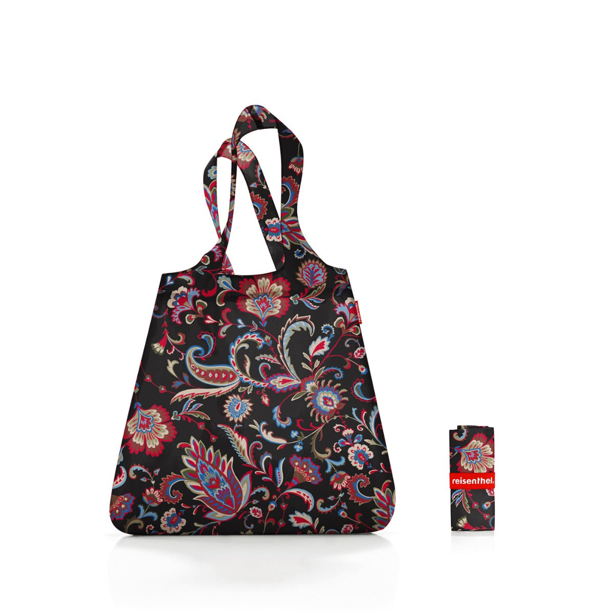 MINI MAXI SHOPPER COLLEZIONE PAISLEY BLACK