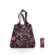 MINI MAXI SHOPPER COLLEZIONE PAISLEY BLACK
