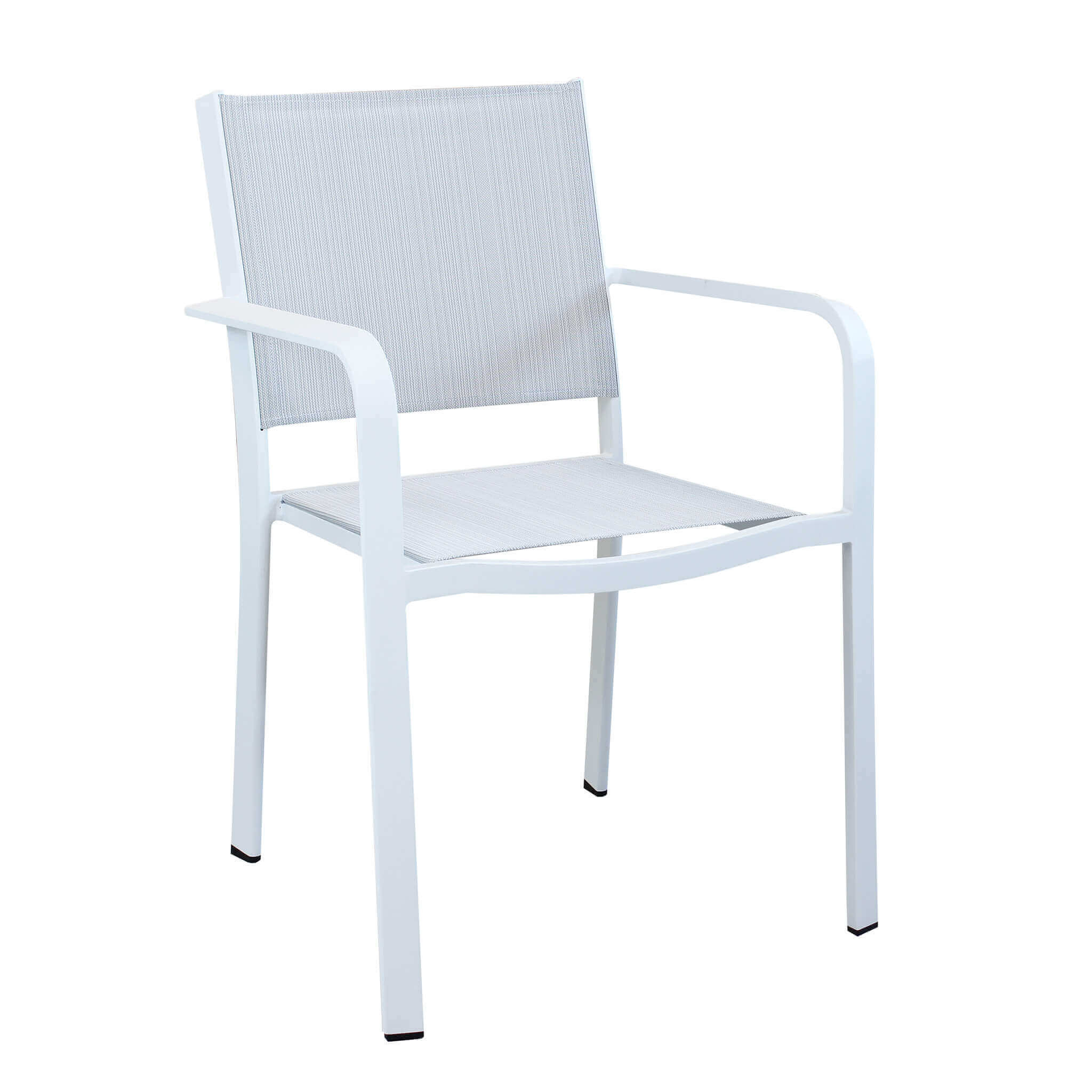 FAUTEUIL EMPILABLE EN ALUMINIUM ZANTE