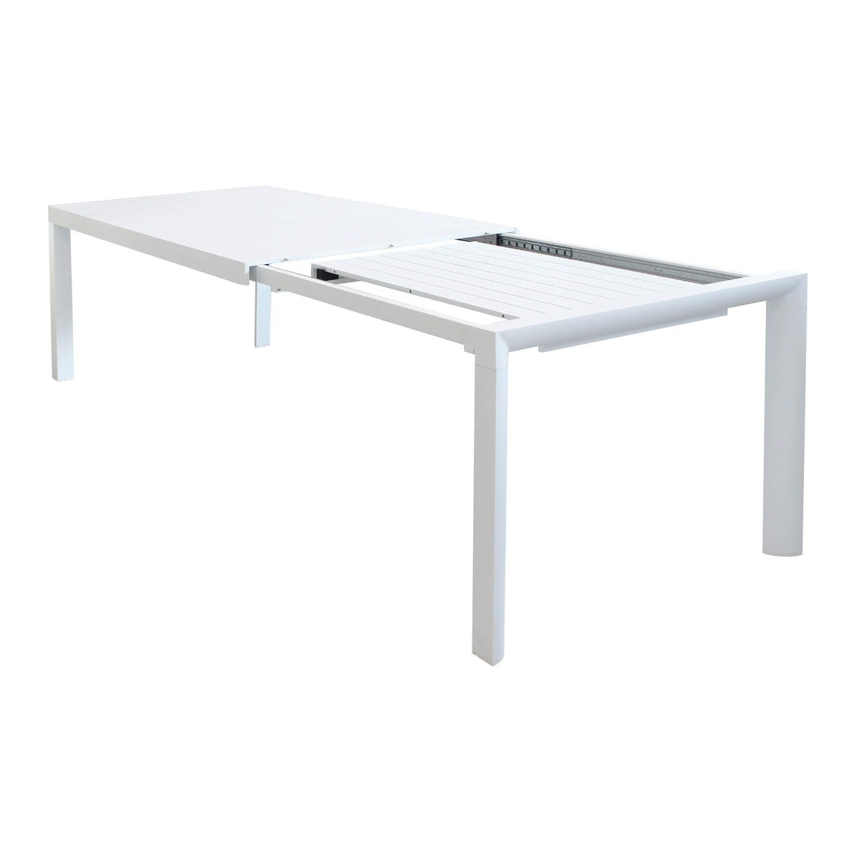 OFFERTA TAVOLO HOUSTON ALLUNGABILE 135/180X70XH75CM +6 POLTRONE DUCA GRAFITE/BIANCO