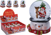 SFERA AD ACQUA MERRY CHRISTMAS 4.5CM ASSORTITA