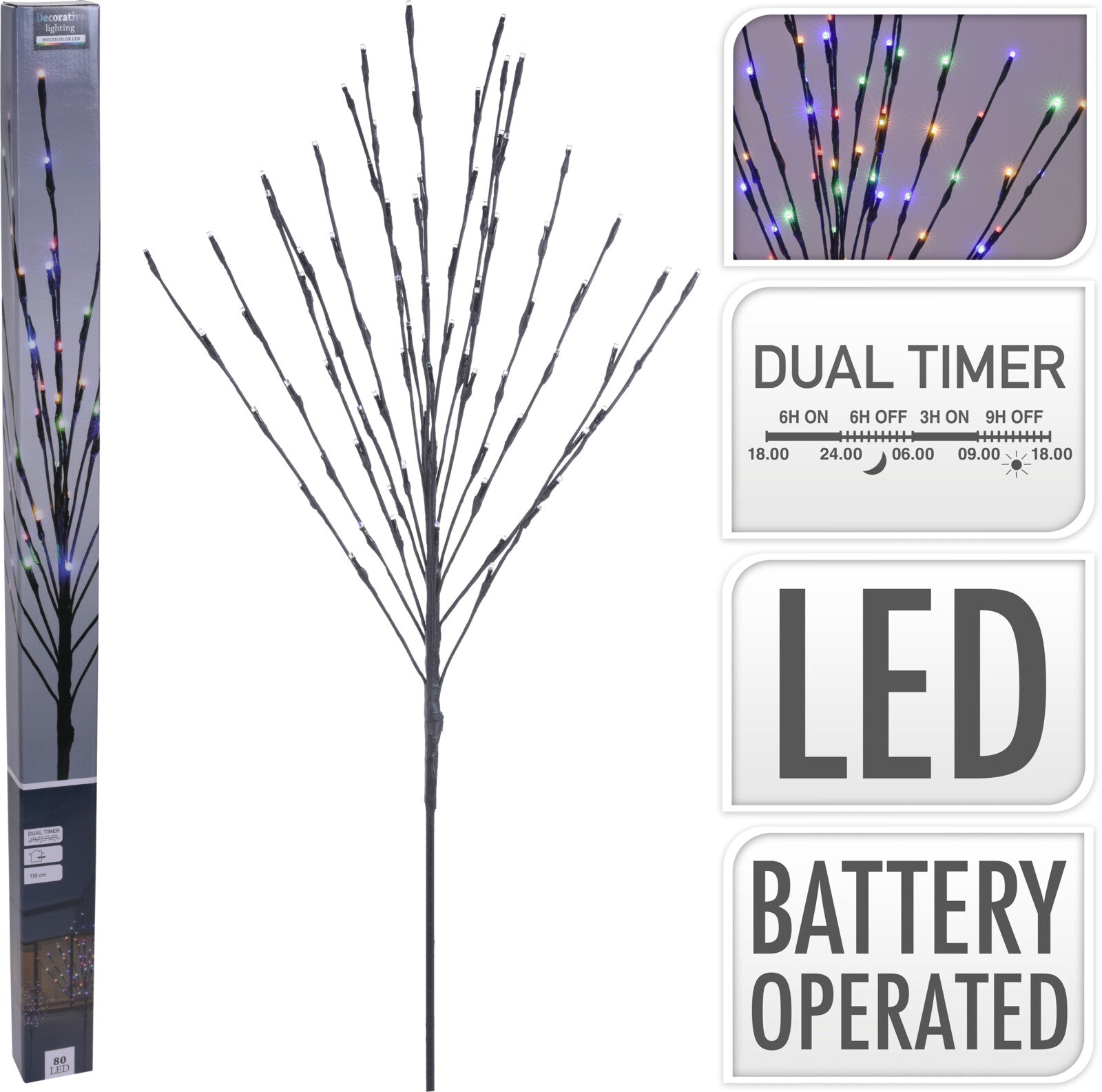 PICK RAMO 80LED MULTICOLOR 110CM