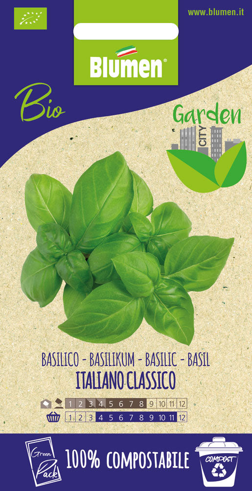 SEMI DI BASILICO BIO GREENPACK