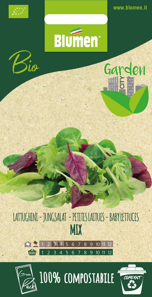 SEMI IN MIX LATTUGHE DA TAGLIO GREENPACK