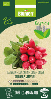 SEMI DI RAVANELLO ROSSO BIO GREENPACK
