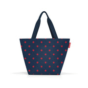 BORSA SHOPPER M MIXED DOTS RED 51x30,5x26 cm
