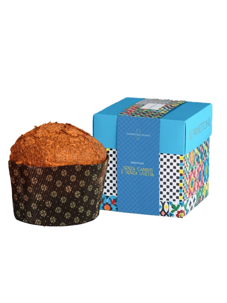 Cannavacciuolo Panettone Artigianale Senza Canditi e Uvetta 1kg