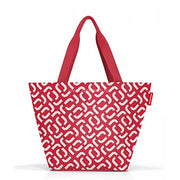 BORSA SHOPPER M SIGNATURE RED 51x30,5x26 cm