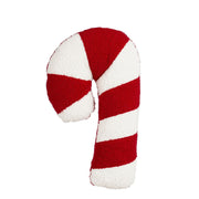Cuscino Bastoncino di Zucchero 27x11x45 cm Rosso/Bianco