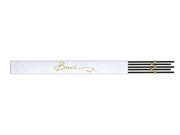BASTONCINI DIFFURE 5 PZ 5X25CM CM IN FIBRA GOLD RING NERO