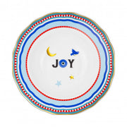 PIATTO FONDO IN PORCELLANA, SCRITTA JOY, MAMMA MIA