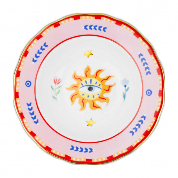PIATTO FONDO IN CERAMICA, CON OCCHIO, MAMMA MIA