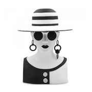 BUSTO DECORATIVO MRS. WHITE 32CM