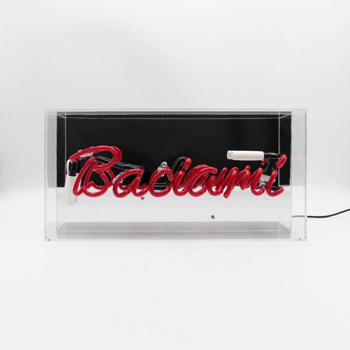 INSEGNA LUMINOSA NEON SCRITTA BACIAMI