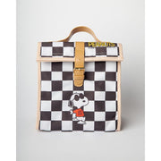 Borsa Pranzo Termica 24x24x16.5cm Scacchi Bianco Nero Snoopy QUY CUP