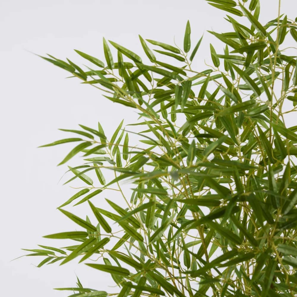 BAMBOO ARTIFICIALE CON VASO H150CM VERDE